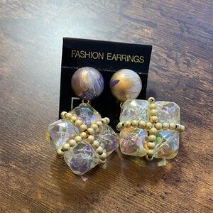 Vintage Deadstock Clip Earrings